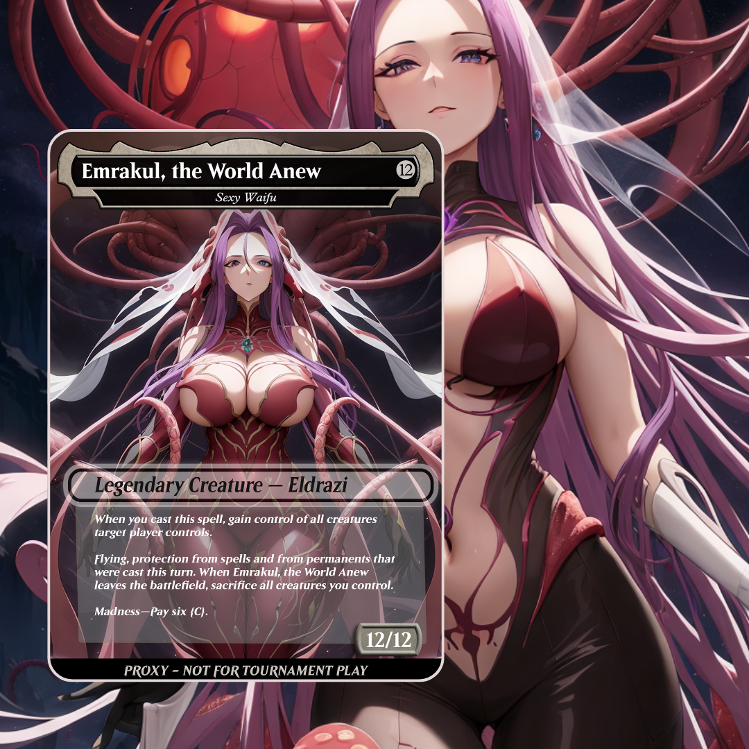 Emrakul, the World Anew - MTG Proxy - NSFW Version - Sexy Waifu – Rulluma  Emporium