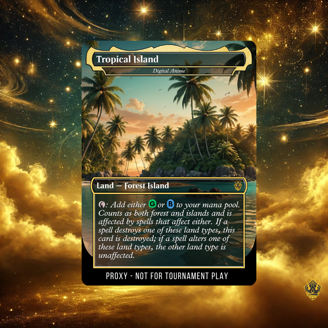 Tropical Island - MTG Custom Proxy Card – Rulluma Emporium