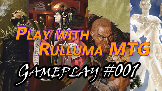 Play with Rulluma MTG: EDH Gameplay #001 K'rrik vs Azami vs Kamahl vs Evra