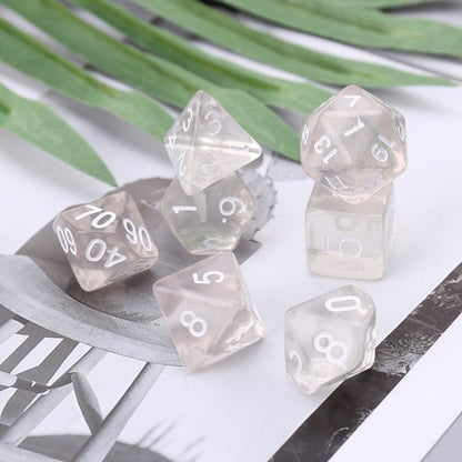 Multi-sided Dice 7 Pieces - DND & Magic the Gathering