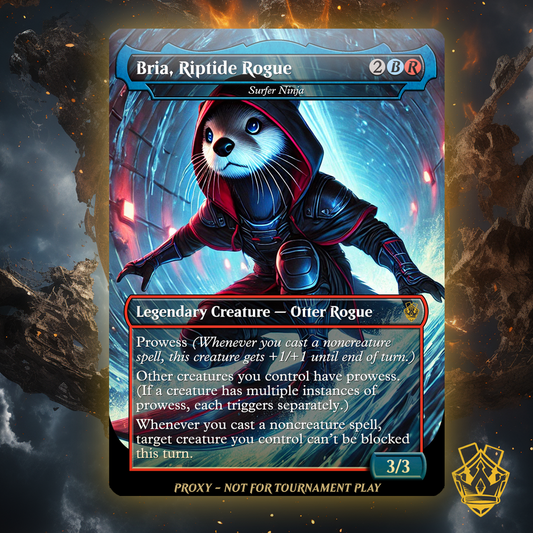 Bria, Riptide Rogue  – MTG Custom Proxy Card