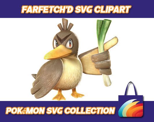 Farfetch'd Pokemon Design SVG
