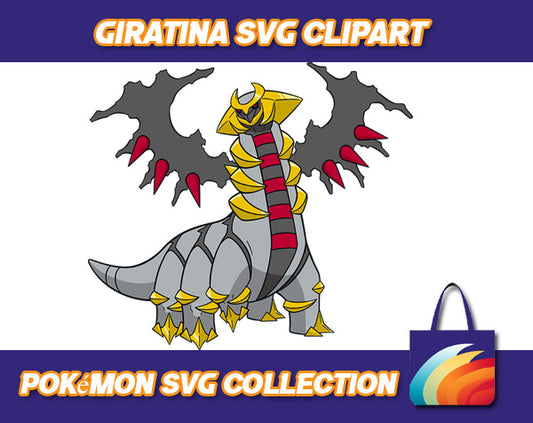 Giratina Pokemon Design SVG