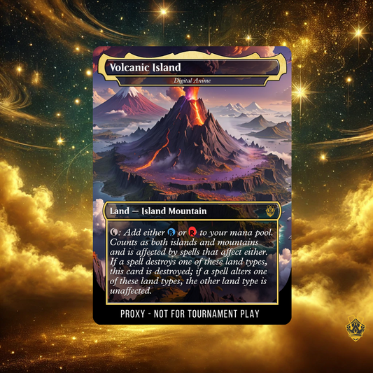 Volcanic Island - MTG Custom Proxy Card