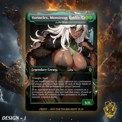 Vorinclex, Monstrous Raider  - MTG Custom Proxy - NSFW