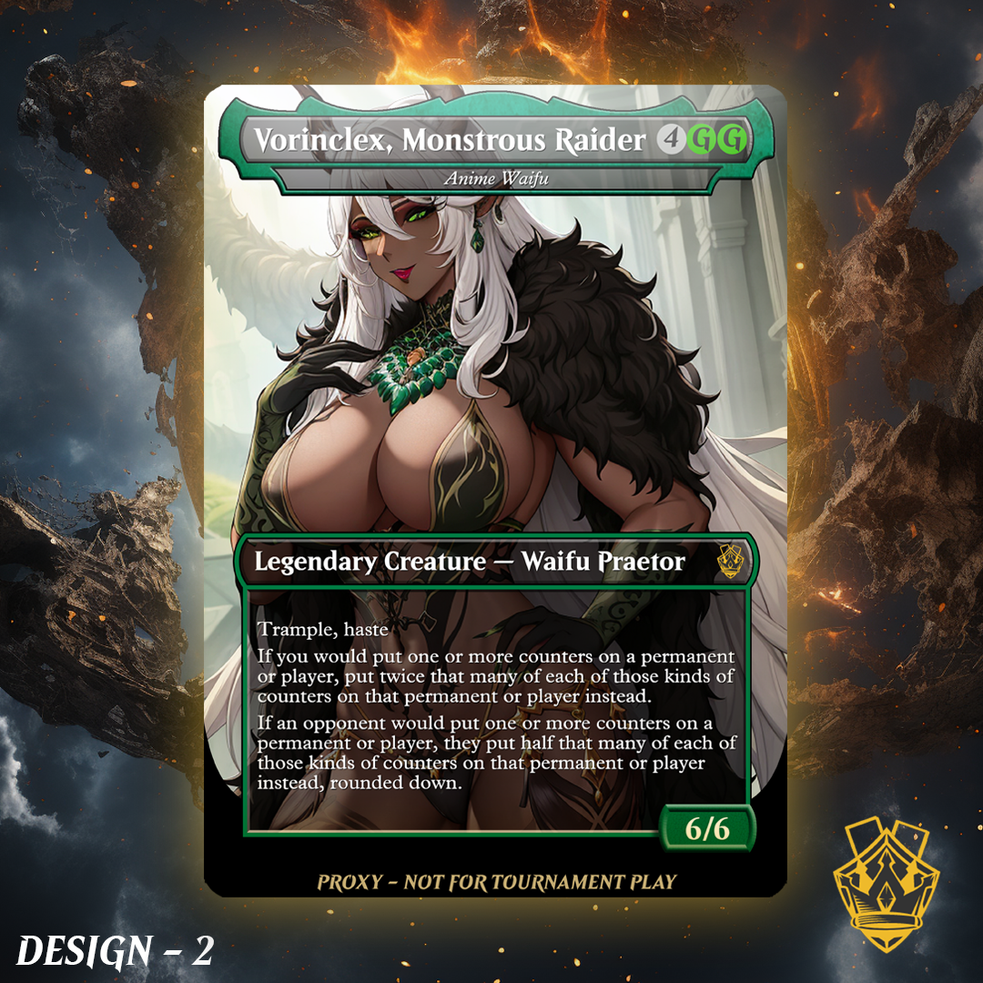 Vorinclex, Monstrous Raider  - MTG Custom Proxy - NSFW