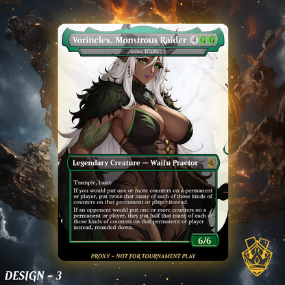 Vorinclex, Monstrous Raider  - MTG Custom Proxy - NSFW