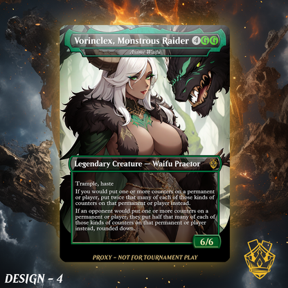 Vorinclex, Monstrous Raider  - MTG Custom Proxy - NSFW