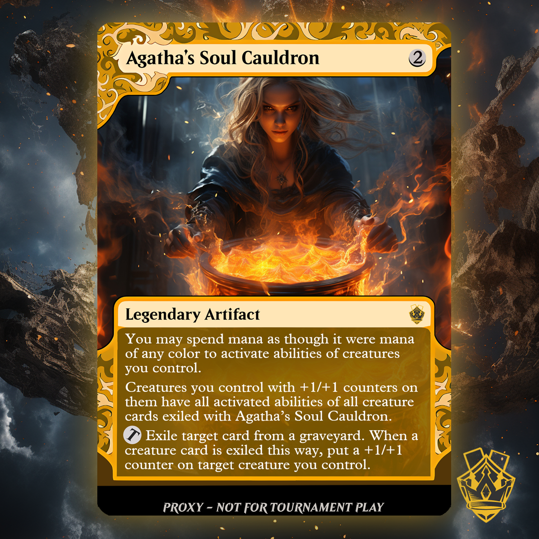 Agatha's Soul Cauldron - Wilds of Eldraine  – MTG Proxy Card