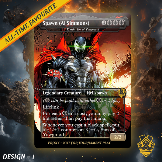 K'rrik, Son of Yawgmoth  – MTG Proxy Card - Spawn Version