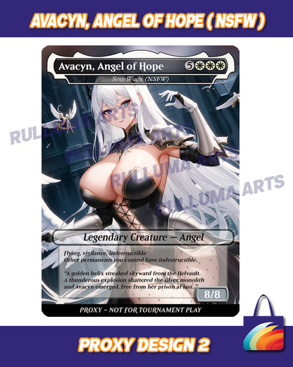 Avacyn, Angel of Hope – MTG Proxy Card - NSFW Collection