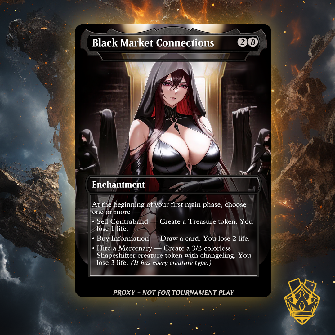 Black Market Connections - MTG Proxy - NSFW Version