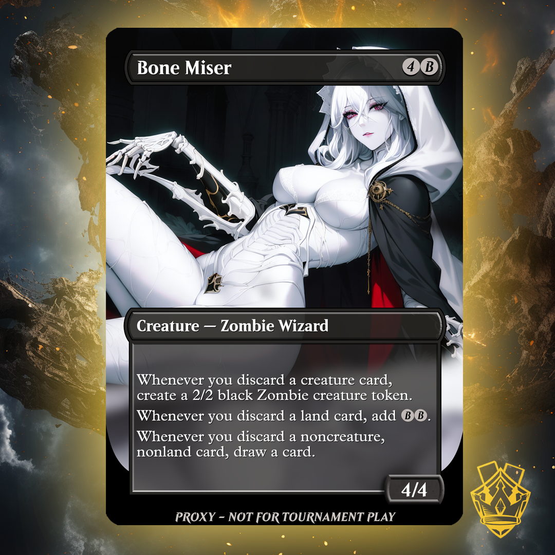 Bone Miser – MTG Custom Proxy Card - NSFW