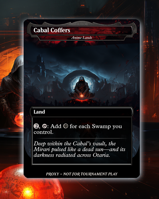 Cabal Coffers – MTG Proxy Card - Proxy Lands - Anime Collection