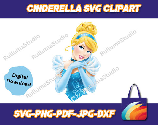 Cinderella Design SVG - Disney Princess