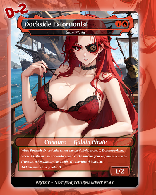 Dockside Extortionist - MTG Proxy - NSFW Version