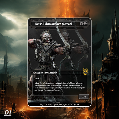 Orcish Bowmasters - Lurtz Version  – MTG Proxy Card - LOTR