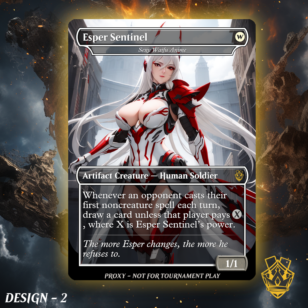 Esper Sentinel – MTG Custom Proxy Card - NSFW