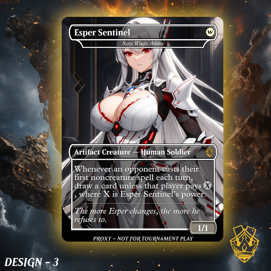 Esper Sentinel – MTG Custom Proxy Card - NSFW