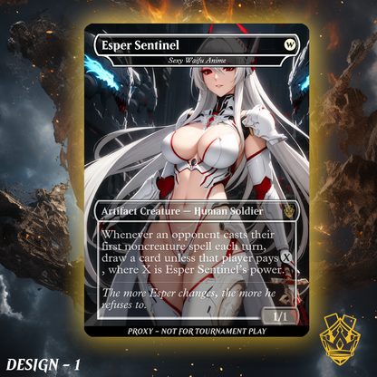 Esper Sentinel – MTG Custom Proxy Card - NSFW