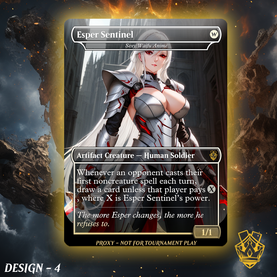 Esper Sentinel – MTG Custom Proxy Card - NSFW