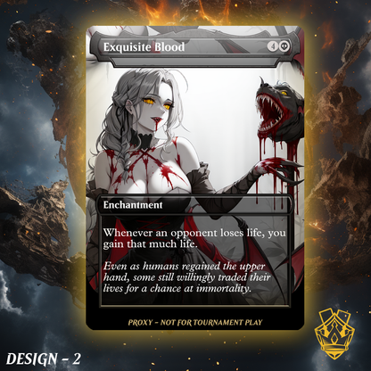 Exquisite Blood - MTG Proxy - NSFW Version