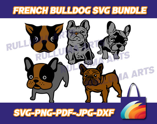 French Bulldog SVG Bundle