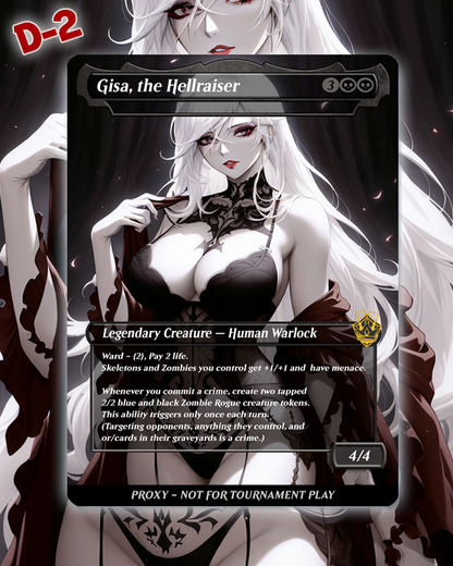 Gisa, the Hellraiser - MTG Proxy - NSFW Version