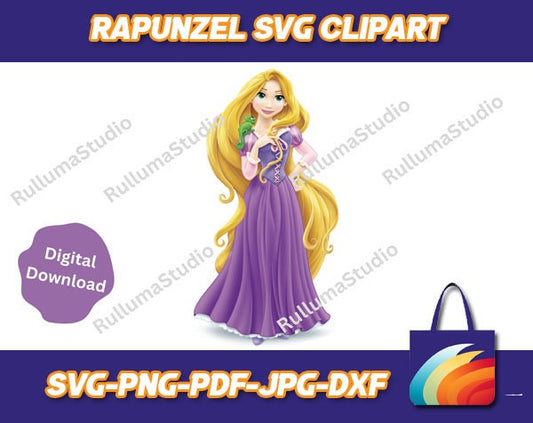 Rapunzel SVG Digital Download