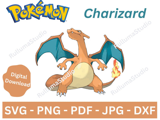 Charizard SVG Digital Download