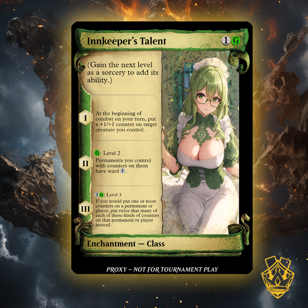 Innkeeper's Talent – MTG Custom Proxy Card (NSFW)