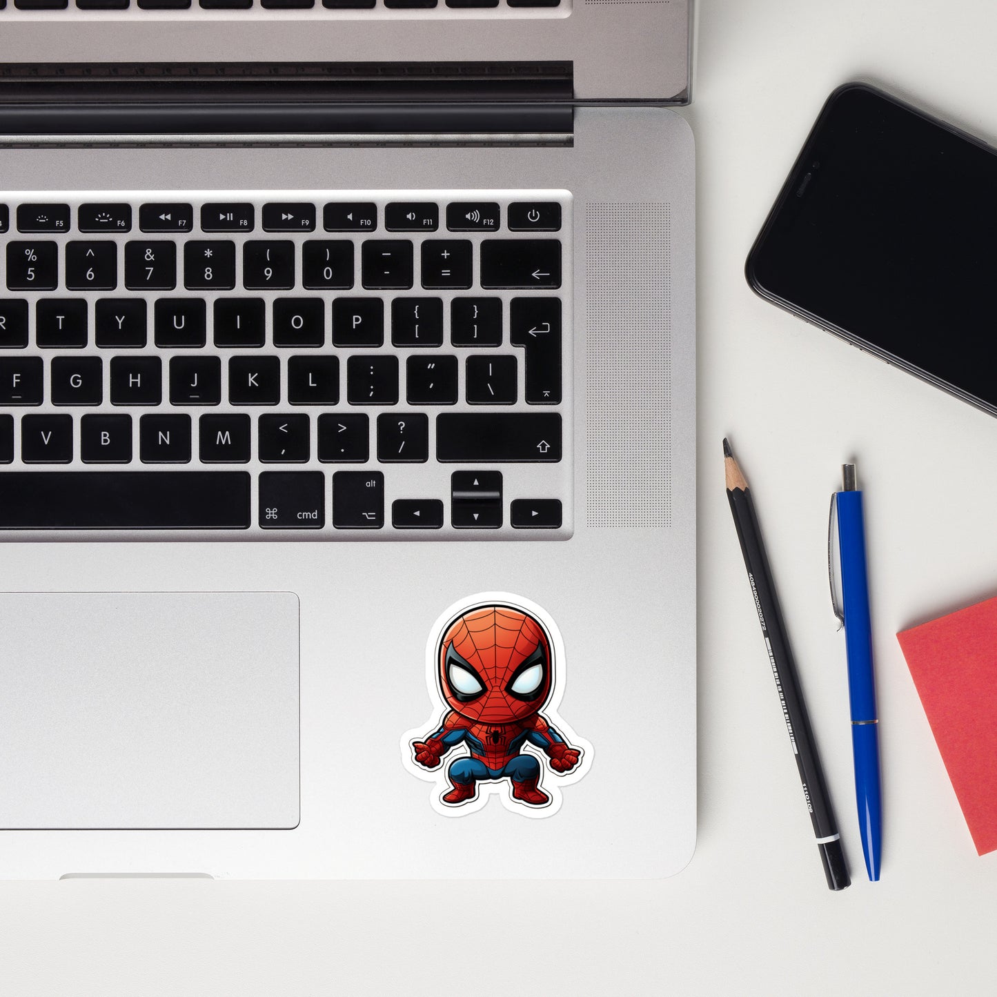 Spider-Man Chibi Bubble Free Stickers