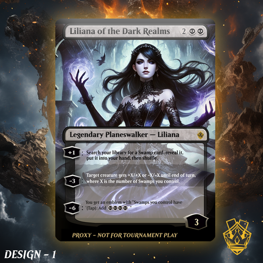 Liliana of the Dark Realms  - MTG Custom Proxy