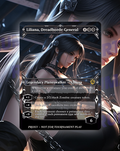 Liliana, Dreadhorde General – MTG Proxy Card - War of the Spark