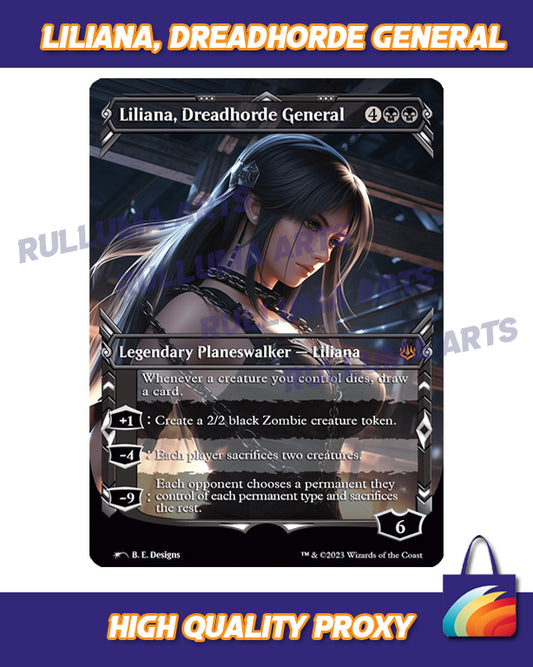 Liliana, Dreadhorde General – MTG Proxy Card - War of the Spark