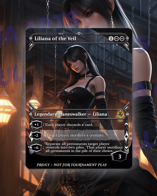 Liliana of the Veil – MTG Proxy Card - Innistrad