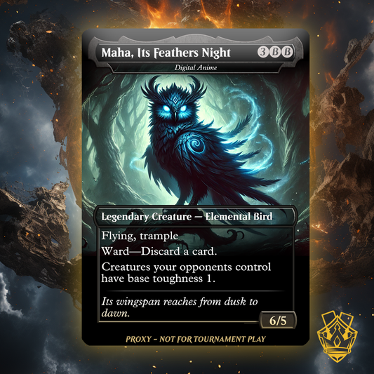 Maha, Its Feathers Night  – MTG Custom Proxy Card