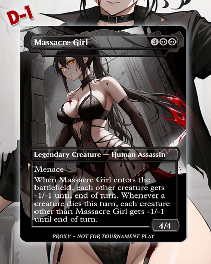 Massacre Girl  - MTG Proxy - NSFW Version