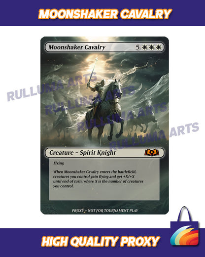 Moonshaker Cavalry - Wilds of Eldraine  – MTG Proxy Card