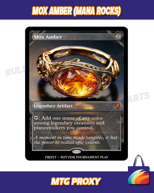 Mox Amber  – MTG Proxy Card - Mana Rocks