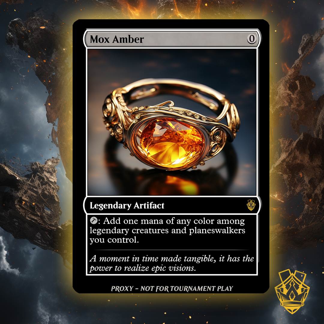 Mox Amber  – MTG Proxy Card - Mana Rocks