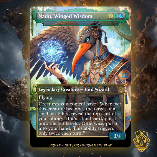 Nadu, Winged Wisdom  – MTG Custom Proxy Card