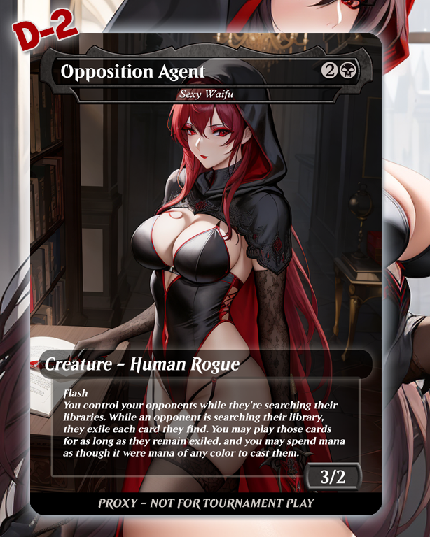 Opposition Agent - MTG Proxy - NSFW Version