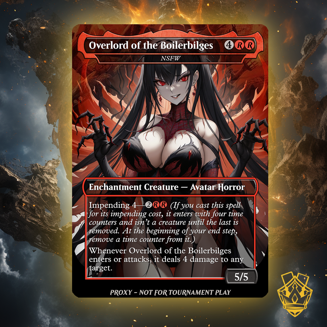 Overlord of the Boilerbilges – MTG Custom Proxy Card - NSFW