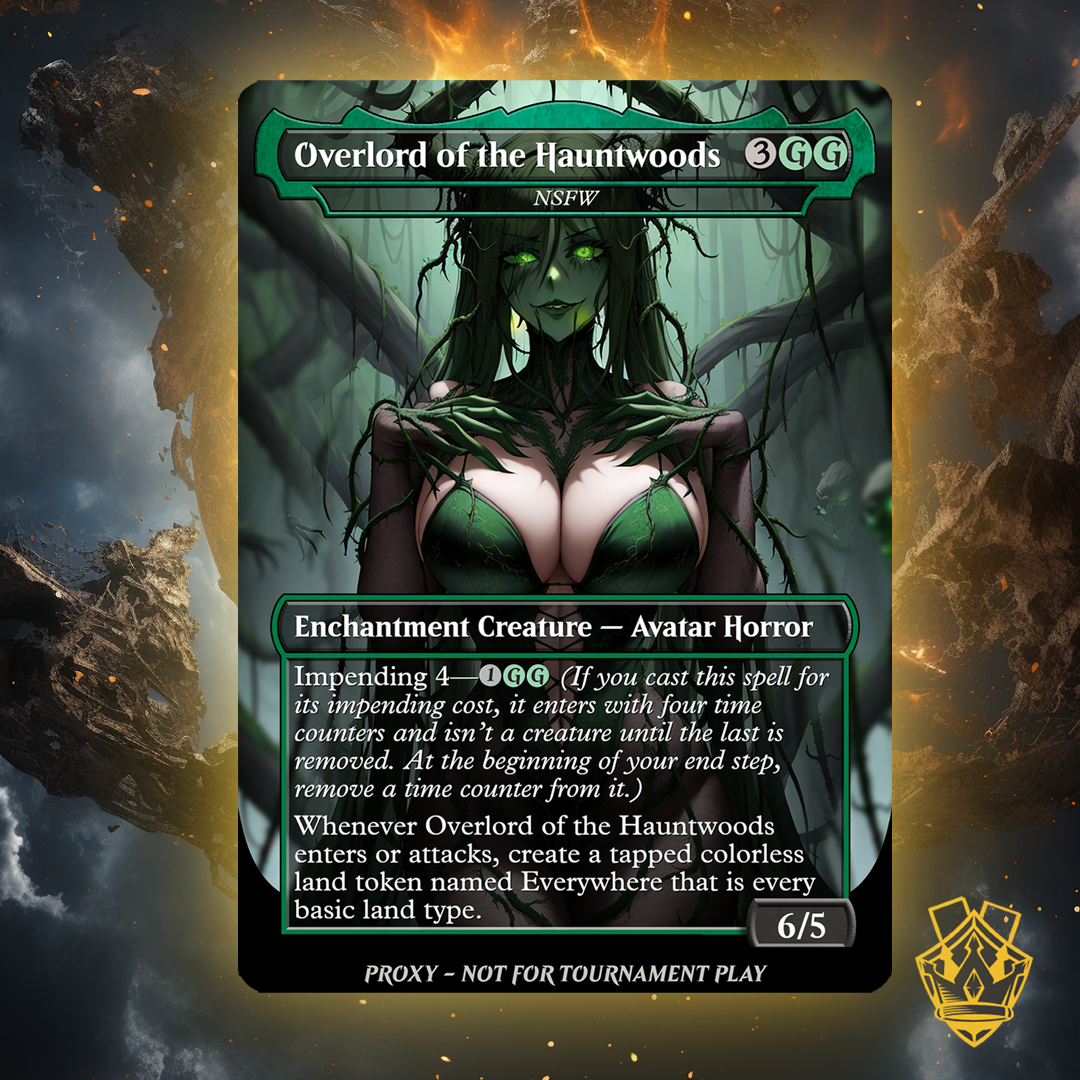 Overlord of the Hauntwoods – MTG Custom Proxy Card - NSFW