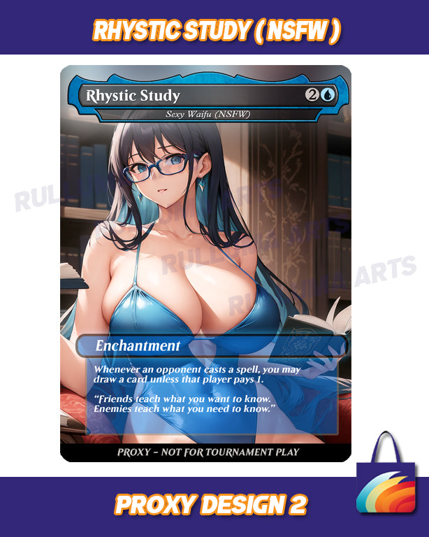 Rhystic Study – MTG Proxy Card - NSFW Collection