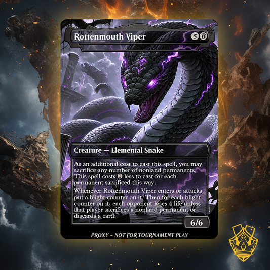 Rottenmouth Viper – MTG Custom Proxy Card