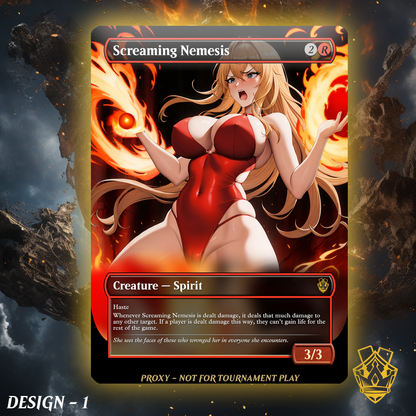 Screaming Nemesis - MTG Custom Proxy - NSFW