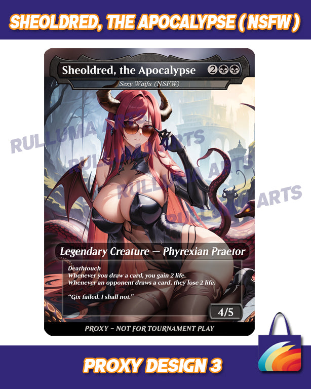 Sheoldred, the Apocalypse – MTG Proxy Card - NSFW Collection