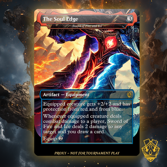 Sword of Fire and Ice – (Soul Edge) MTG Custom Proxy Card